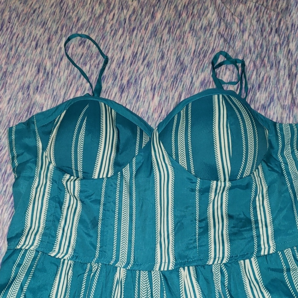 Teal/aqua summer jumpsuit